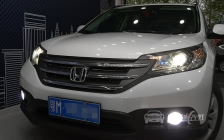 本田CRV 大灯改装任天诚海5双光透镜、全新飞利浦XV D1S氙气灯泡、飞利浦D1S安定器