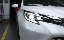 丰田赛那车灯升级专用套件 欧司朗LED透镜 树懒舒矩阵