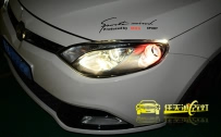 MG6改装升级海拉6双光透镜 全新飞利浦灯泡 博世安定器 远光Q5透镜 红色天使眼