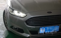 福特新蒙迪欧 低配改装升级全新原厂高配光导泪眼日行灯全LED大灯总成