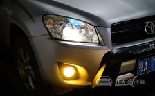 丰田RAV4车灯改装任天诚定制钻石版双光透镜、顶级飞利浦XV+D1S增亮150%氙气灯泡