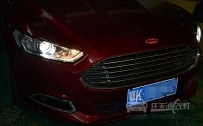 福特新蒙迪欧 大灯改装全新海拉5双光透镜、全新欧司朗D1S氙气灯泡、法雷奥快启安定器