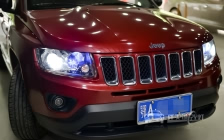 Jeep指南者 车灯升级飞利浦荣耀版氙灯透镜套装