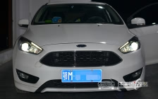福特福克斯 车灯改装原厂小糸Q5双光透镜、飞利浦XV 4800K氙气灯泡、RS内芯