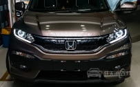 本田XR-V 大灯改装原厂小糸Q5双光透镜、全新飞利浦XV氙气灯泡、澳兹姆安定器、天使眼