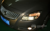 别克君威 大灯改装Q5原装小糸双光透镜、全新商包飞利浦D1S氙气灯泡、法雷奥D1S安定器
