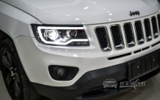 Jeep指南者 车灯升级专用LED日行灯双光透镜氙气大灯总成、岩崎D2H氙气灯泡、澳兹姆...