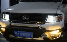 猎豹Q6 车灯改装任天诚定制版双光透镜、飞利浦XV氙气灯泡、赛科安定器