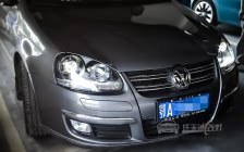 大众速腾 车灯改装原厂小糸Q5双光透镜、全新欧司朗D1S 4300K灯泡、澳兹姆D1S安定器