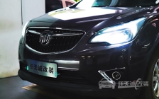 别克昂科威大灯改装升级 欧司朗LED CBI双光透镜