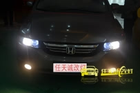 本田奥德赛 改奥迪Q5透镜|雪莱特灯泡|光普安定器