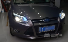 福特福克斯 车灯升级奥迪Q5双光透镜、欧司朗D3S灯泡、法雷奥D3S安定器、ST日行灯内芯