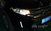 福特锐界 车灯改装奥迪Q5原装双光透镜、飞利浦D1S 4200K商包全新灯泡、博世安定器