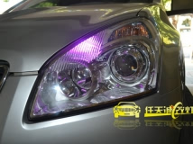 日产逍客 改装奥迪Q5原厂小糸双光透镜 飞利浦灯泡 海拉4安定器
