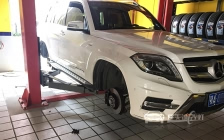 奔驰GLK  改装升级原厂胎压监测系统