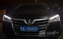 纳智捷5 Sedan 车灯改装Q5小糸双光透镜、全新欧司朗HBI D3S氙气灯泡、华科D3S安定器