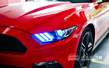福特野马Mustang 大灯改装专用多彩日行灯，尾灯改装流水转向灯组