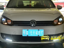 高尔夫6 改装龙鼎高尔夫GTI大灯总成
