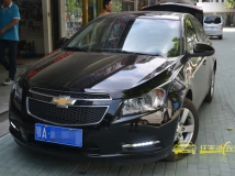 黑色科鲁兹加装专用日行灯，科鲁兹改灯