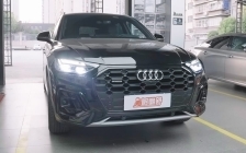 奥迪Q5车灯升级欧司朗CS方形LED透镜