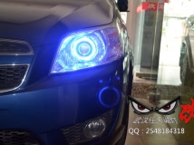 雪佛兰新赛欧透镜海迪5代天使眼恶魔眼武汉大灯改装