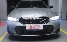 宝马3系车灯升级欧司朗cba方形LED透镜