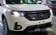 广汽传祺 CS4 原车大灯改装任天诚黄金版双光透镜、飞利浦 XV 氙气灯泡、蓝色LED恶魔眼