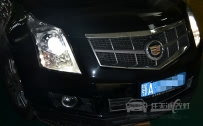 凯迪拉克SRX 大灯改装全新海拉5双光透镜、全新飞利浦D1S 4200K氙气灯泡、白色天使眼