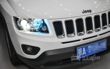 Jeep指南者 车灯改装上海奥迪Q5双光透镜、全新飞利浦XV D1S灯泡、德国澳兹姆D1S安定器