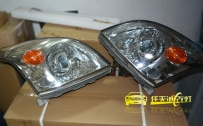 [当阳改灯]普拉多 大灯改装原装Q5小糸双光透镜、进口飞利浦氙气灯泡、奥迪原装安定器