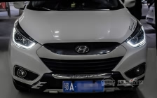 现代IX35 车灯升级探路泽LED日行灯双光透镜氙气大灯总成