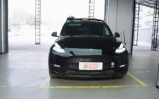 特斯拉ModelY车灯升级树懒舒矩阵4近6远LED激光