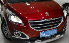 标致3008 车灯改装任天诚定制版双光透镜、全新飞利浦XV D1S氙气灯泡、法雷奥D1S安定器