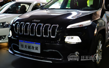 [天门改灯]Jeep自由光车灯改装 米石M1智能LED双光透镜