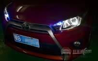 丰田致炫 车灯改装Q5小糸双光透镜、飞利浦XV 4800K灯泡、博世安定器、光导天使眼